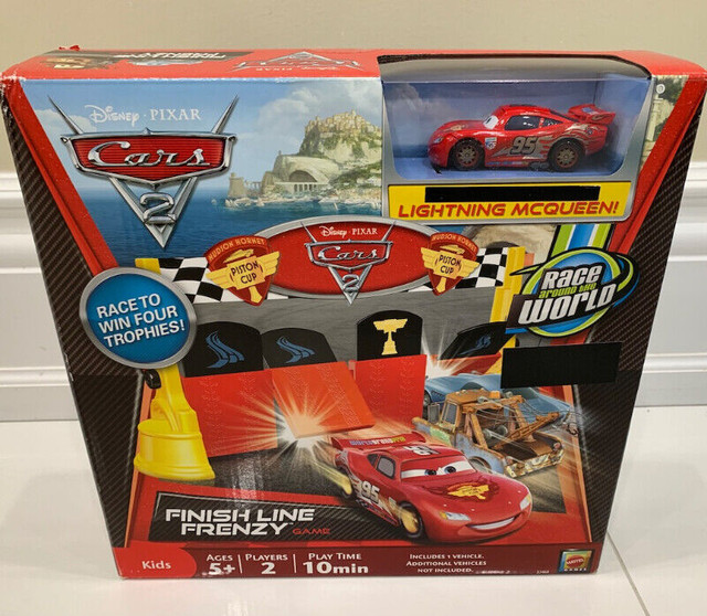 Car s 2 Finish Line Frenzy Game Lightning McQueen Car Toys & Games