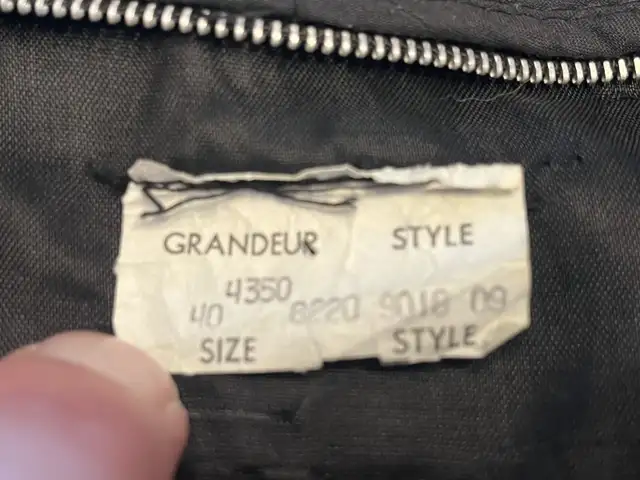 Vintage 1970s Men's Black Leather Jacket Medium Made in Canada in Men's in Calgary - Image 8