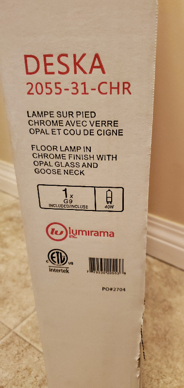 Brand new Lumirama Deska floor lamp in Indoor Lighting & Fans in Calgary - Image 2