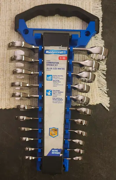 Mastercraft 11 piece wrench set, View more