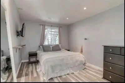 1 bedroom walkout basement with a separate entrance for rent available from Nov1 . In waterloo • One...