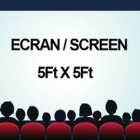 Movie Screen / Écran de cinema / Home theatre