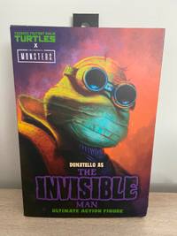 NECA TMNT x Universal Monsters Donatello as the Invisible Man