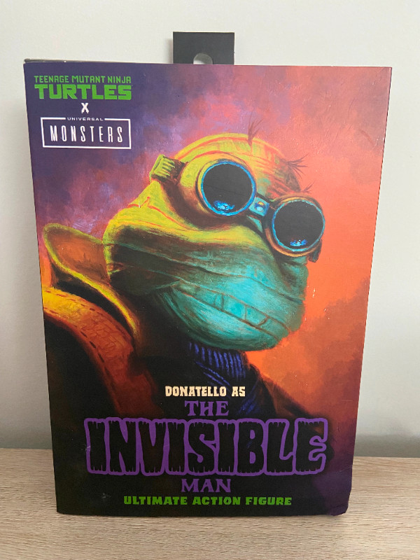 NECA TMNT x Universal Monsters Donatello as the Invisible Man in Toys & Games in Mississauga / Peel Region