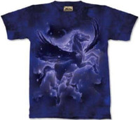 Pegasus in Night Sky t-shirt, Pegasus T, flying horse tee,tshirt