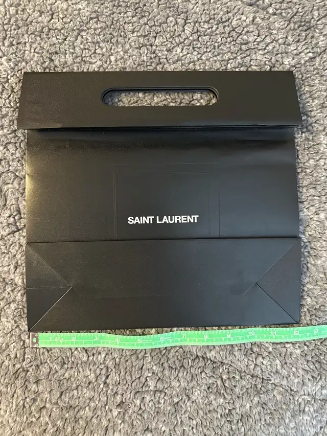 Yves Saint Laurent YSL boutique paper gift bag for YSL purse in Bags & Luggage in Markham / York Region - Image 3