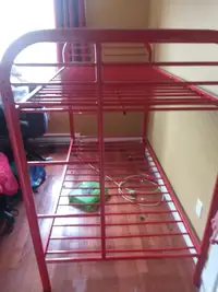 Metal Bunk bed frame free to give away (no mattresses included)