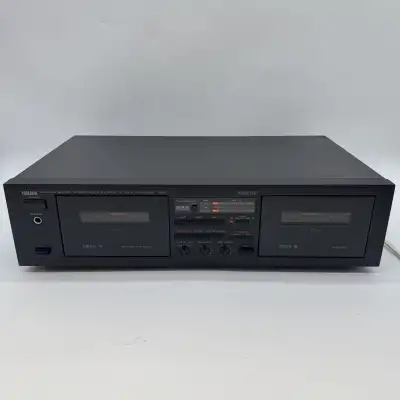 Yamaha KX-W232 Double Cassette Deck Stereo Tape Player Tested, View more