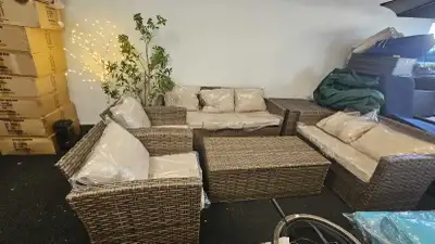 6 PC Outdoor Patio furniture set On sale for Now, View more