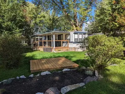 Beautiful site at Lonesome Pine Trailer Park, 10 minutes from Bobcaygeon on Pigeon Lake. Park has 2...