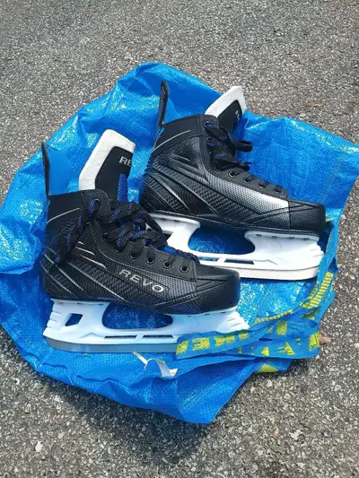 Hockey Skates and gloves, View more