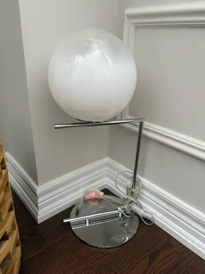 Modern Chrome Sphere Table Lamp, View more