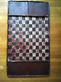 Antique chess board