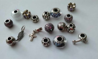 Pandora bracelet & charms & rings--