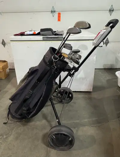 Professional Golf Club Set with Cart, View more
