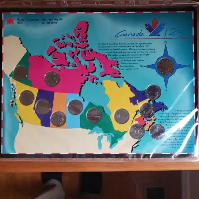 Coin set Canada 125th Anniversary