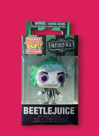 FUNKO Pocket Pop. BEETLEJUICE   Keychain 