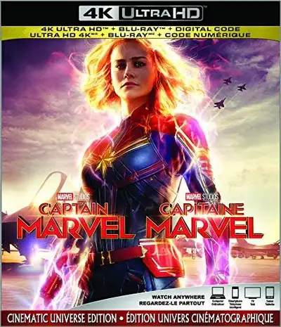 MARVELS CAPTAIN MARVEL 4K BLURAY  FOR SALE BRAND NEW, View more