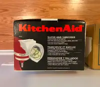 Kitchen Aid slicer and shredder attachment.  Never used.