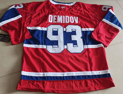 chandail canadiens montreal DEMIDOV,HUTSON,CAUFIELD,SUZUKI,, View more