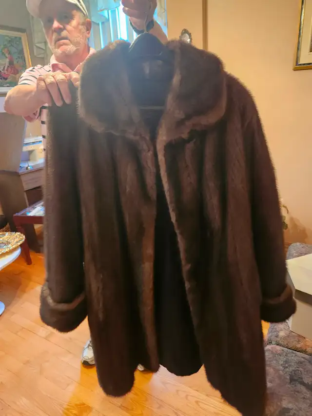 Gray Mink Coat