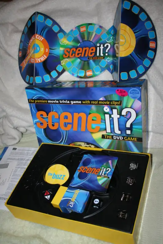 SCENE IT? The Premiere MOVIE TRIVIA GAME 2003 New Condition DVD63006662390403121