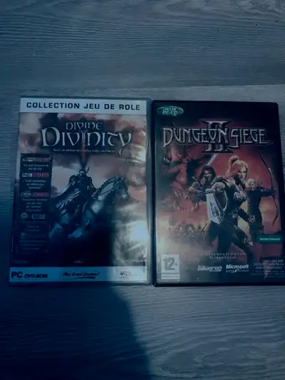 PC Game divine divinity & dungeon siege 2 french version, View more