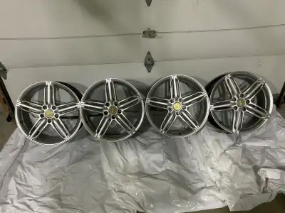 18 inch profile, 9 inch Edith, 5X112 bolt pattern, 57.1 mm center bore and ET43 offset. Installed on...