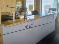 Office counter and cabinets