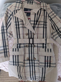 Burberry Trench Coat Size 4T Girls