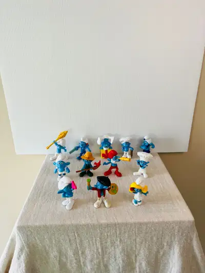 SMURFS PVC MACDONALD'S FIGURINES USED-12 PCS, View more