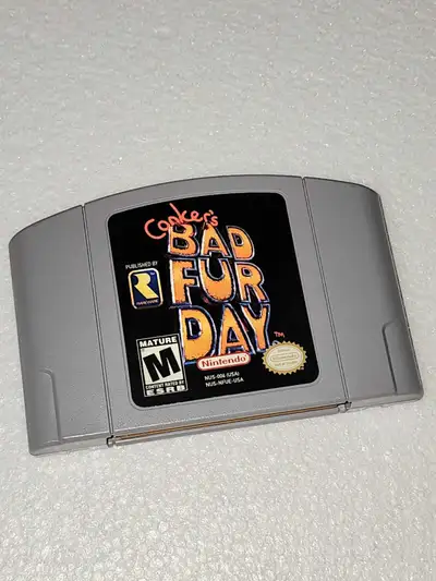 N64 Conkers Bad Fur Day (Game Only), View more