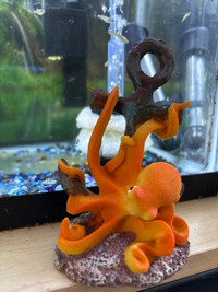 Aquarium decor cute octopus $8 NEW
