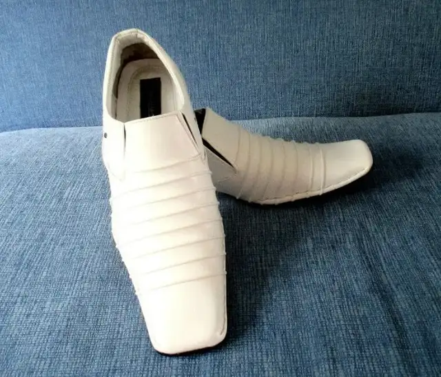 GIORGIO BRUTINI +DRESS BOOTS +9 US/ EUR 42 +WHITE LEATHER +NEW+ in Men's Shoes in Markham / York Region - Image 2