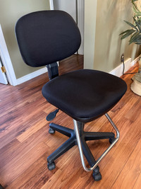 Black Drafting Desk Chair