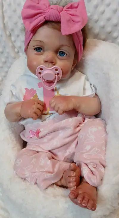 Reborn Lily Baby Doll Realistic Art Girl Collectable Therapy, View more