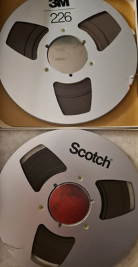 3M Scotch  & Ampex Metal 10.5" Reel to Reel 1/4" Tapes ~ PHOTOS~