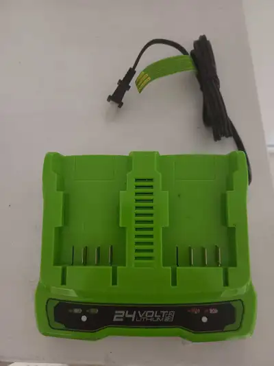 Greenworks 24v battery charger (new), View more