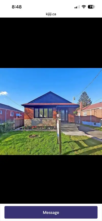 Main Floor two bedrooms for rent . Everything included $1450 From October 1 Address, 62 Ellendale Dr...