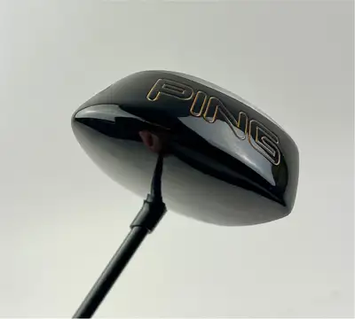 Two left handed Ping ISI Titanium drivers, View more