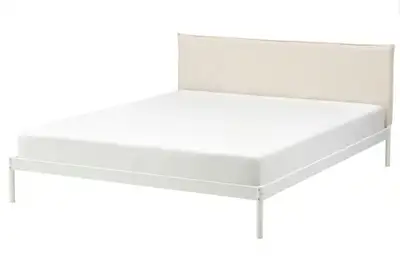 Like New IKEA Double Size KLEPPSTAD Bedframe With Slats Dropoff, View more