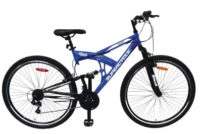 Supercycle Rush Dual Suspension Mountain Bike, 21-Speed, 29-in Supercycle Rush Dual Suspension Mount...