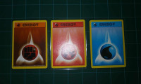 Pokemon Cards Base Set Shadowless Energy