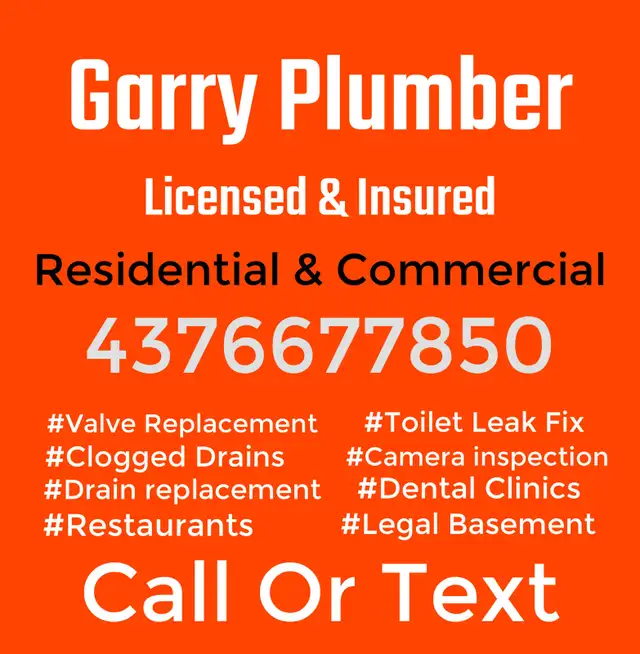 Licensed Plumber479554551709050880