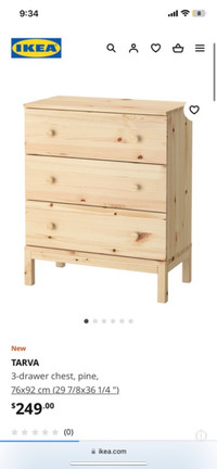 Tarva Ikea drawer