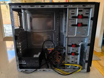 ATX PC Case + EVGA Power Supply (400W), View more