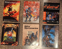 Role Playing RPG books, Assorted $25 and up