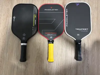 The two paddletek paddles are like brand new. Selling all 3 for $250