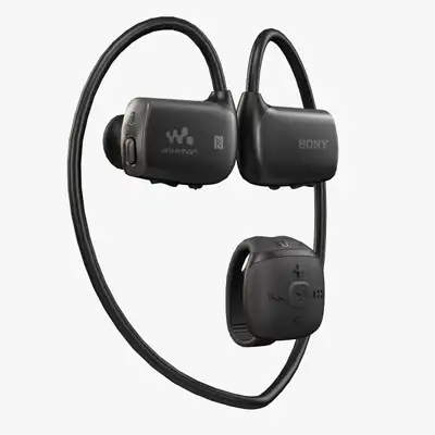 The Sony NWZ-WS613 is a waterproof, all-in-one wearable MP3 player and Bluetooth headset with 4GB st...