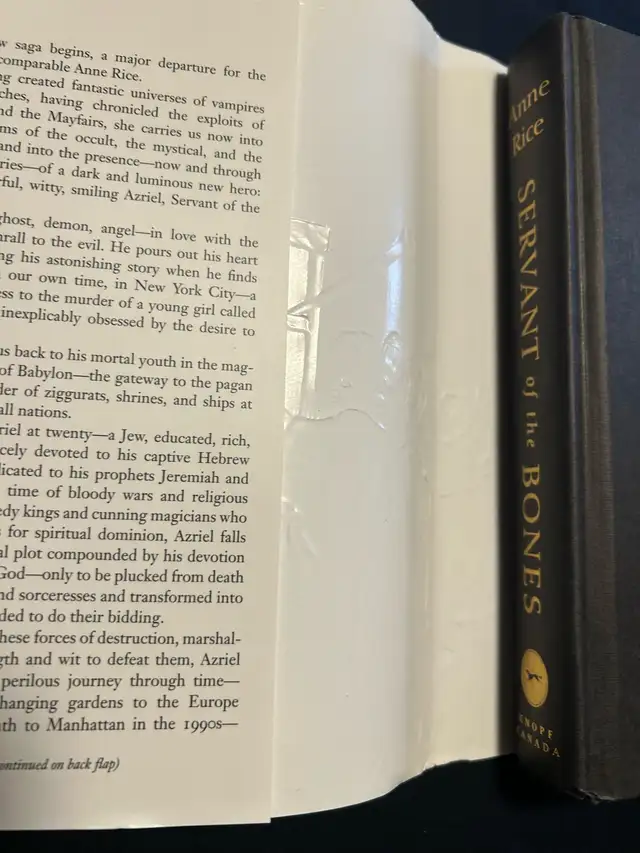 Anne Rice novel “Servant of the Bones” in Fiction in City of Toronto - Image 8